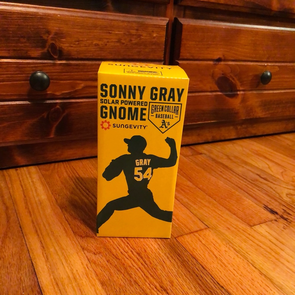 Sonny Gray Solar Powered Gnome Oakland A’s